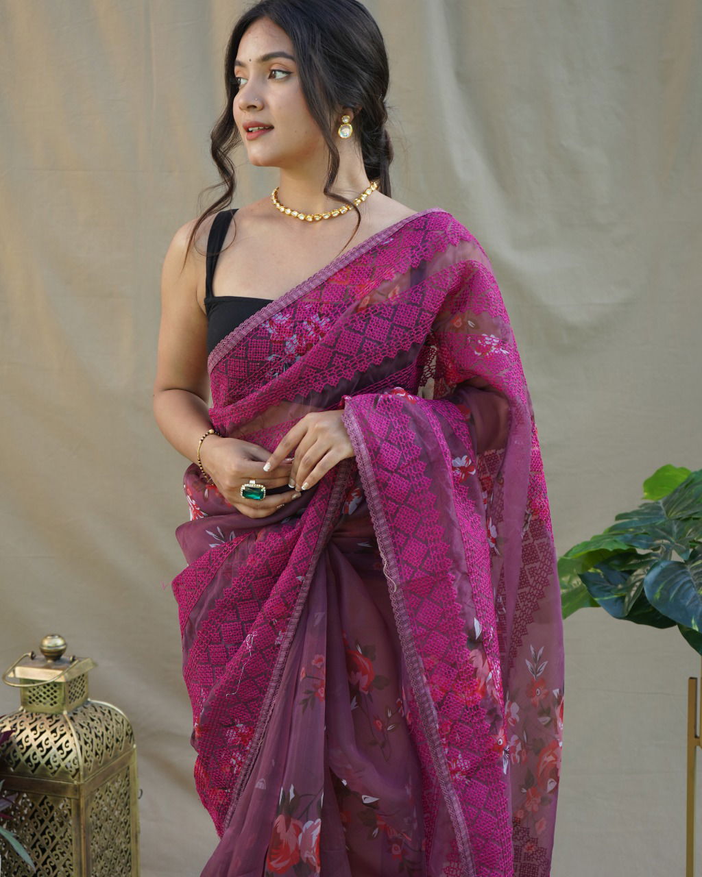 Nitya 1 New Designer Party Wear Organza Latest Saree Collection